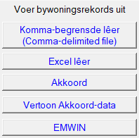 Invoer \ Uitvoer van data